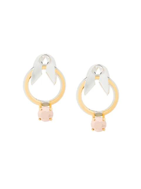 Technofossils earrings by WOUTERS&HENDRIX