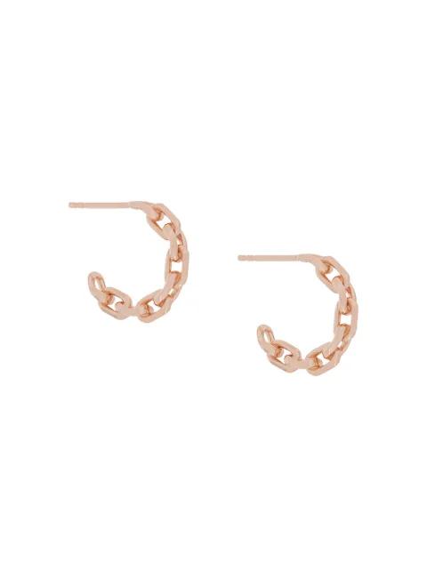 chain link earrings by WOUTERS&HENDRIX