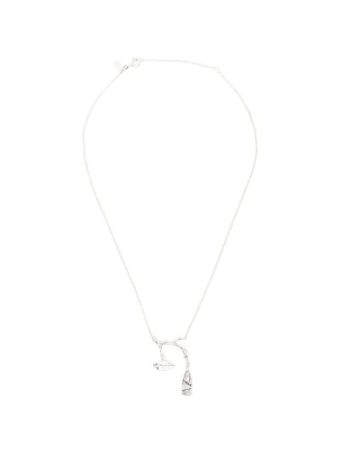 lips-pendant necklace by WOUTERS&HENDRIX