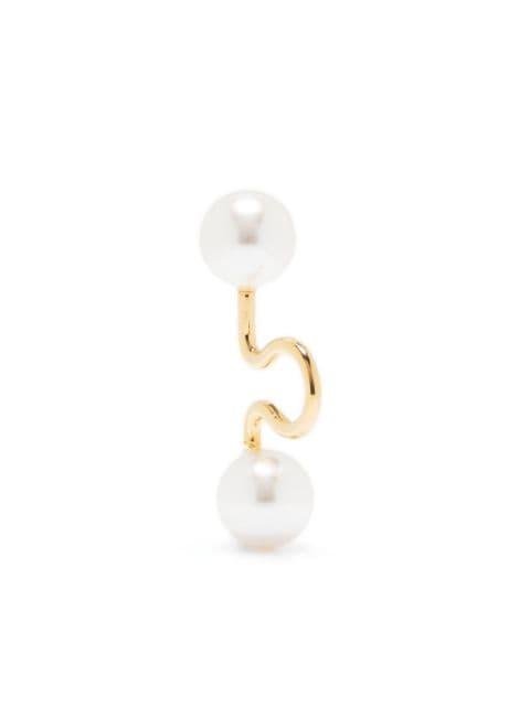 pearl-tip ear cuff by WOUTERS&HENDRIX