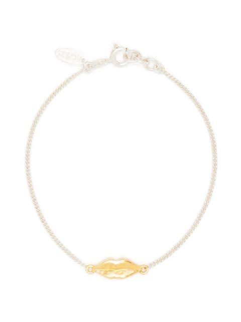 sterling silver lips bracelet by WOUTERS&HENDRIX