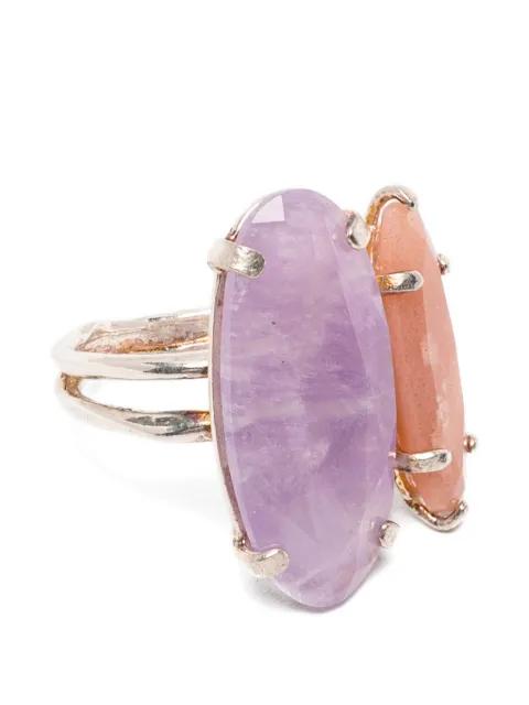stones-embellishment ring by WOUTERS&HENDRIX