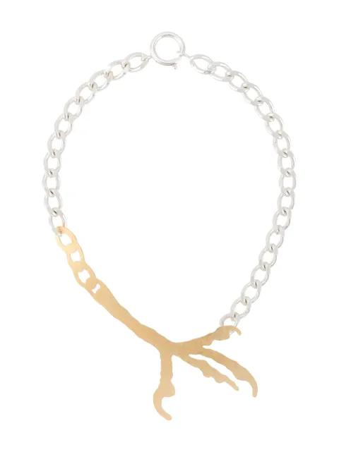 talon charm necklace by WOUTERS&HENDRIX