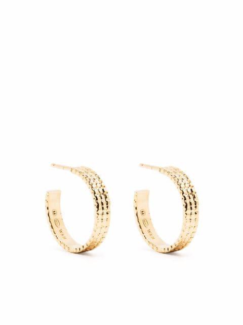 textured small hoops by WOUTERS&HENDRIX