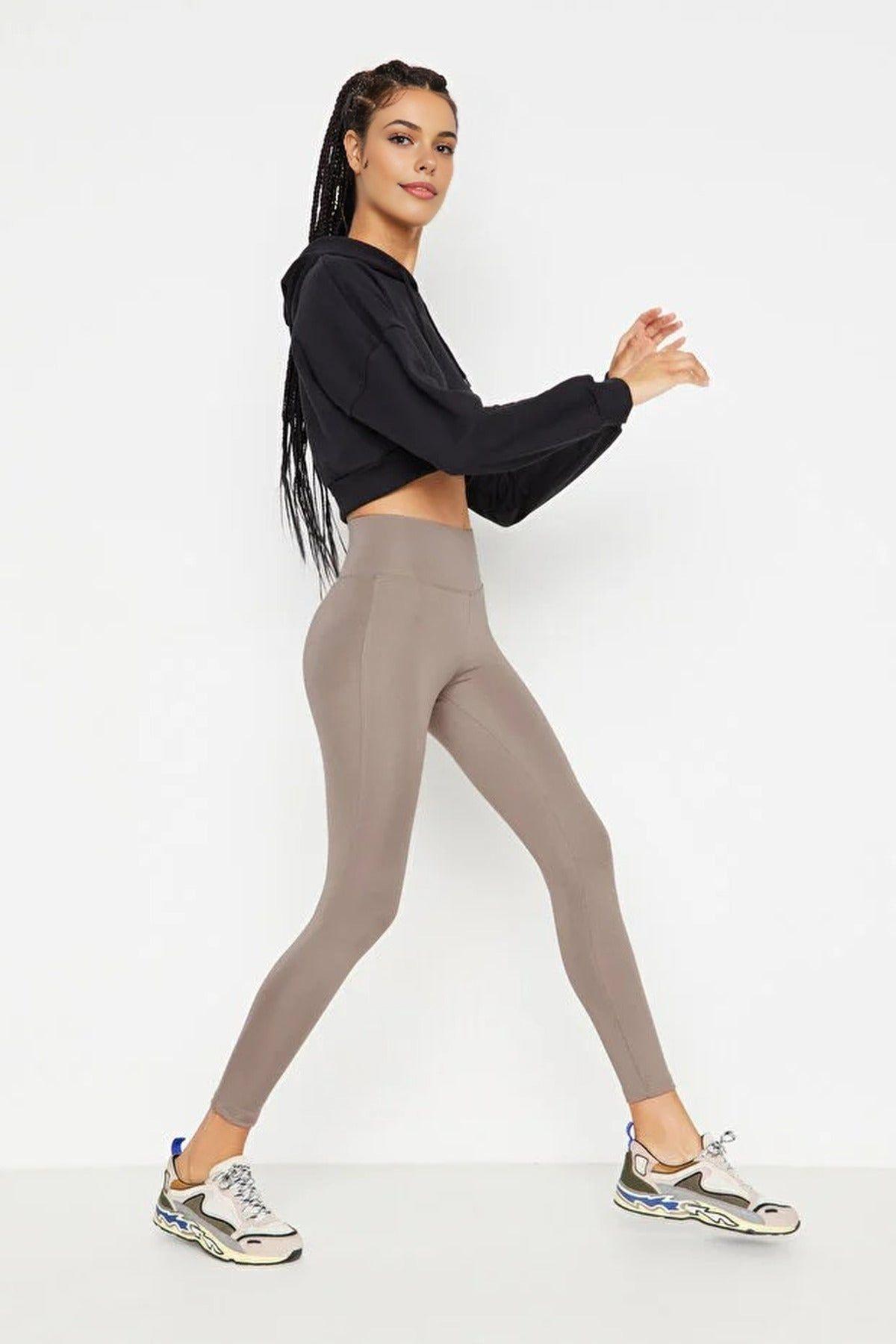 Knit High-Waist Sculpt Leggings by WOVCOR