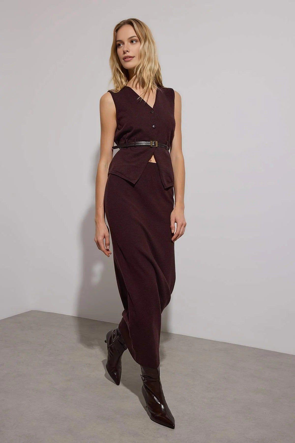 Knit Maxi Skirt by WOVCOR