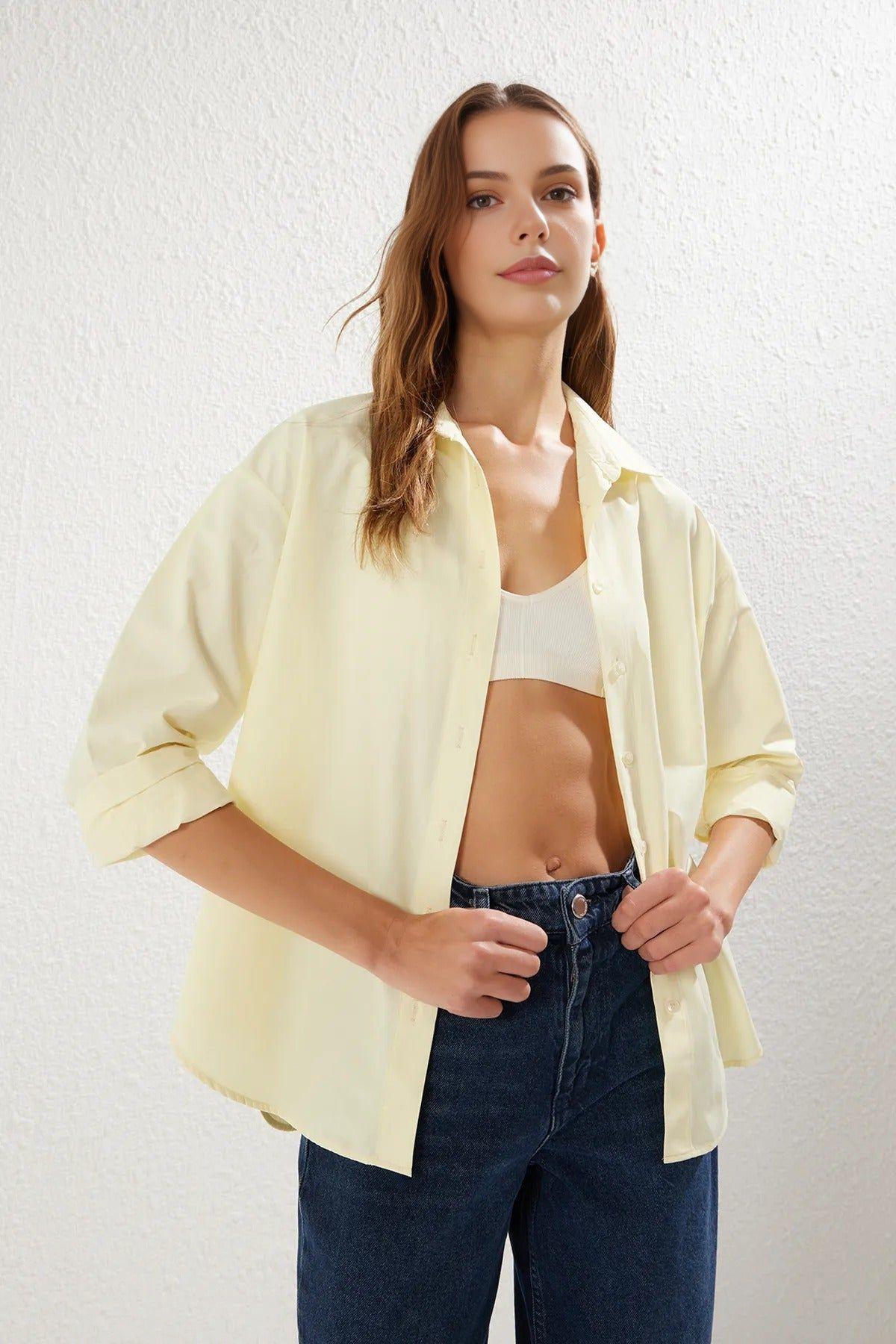 Loose Fit Cotton Woven Shirt by WOVCOR