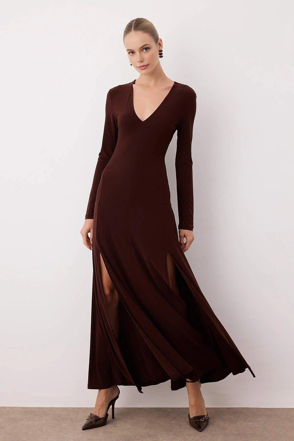 Off Shoulder Ruffle Chiffon Mini Dress by WOVCOR