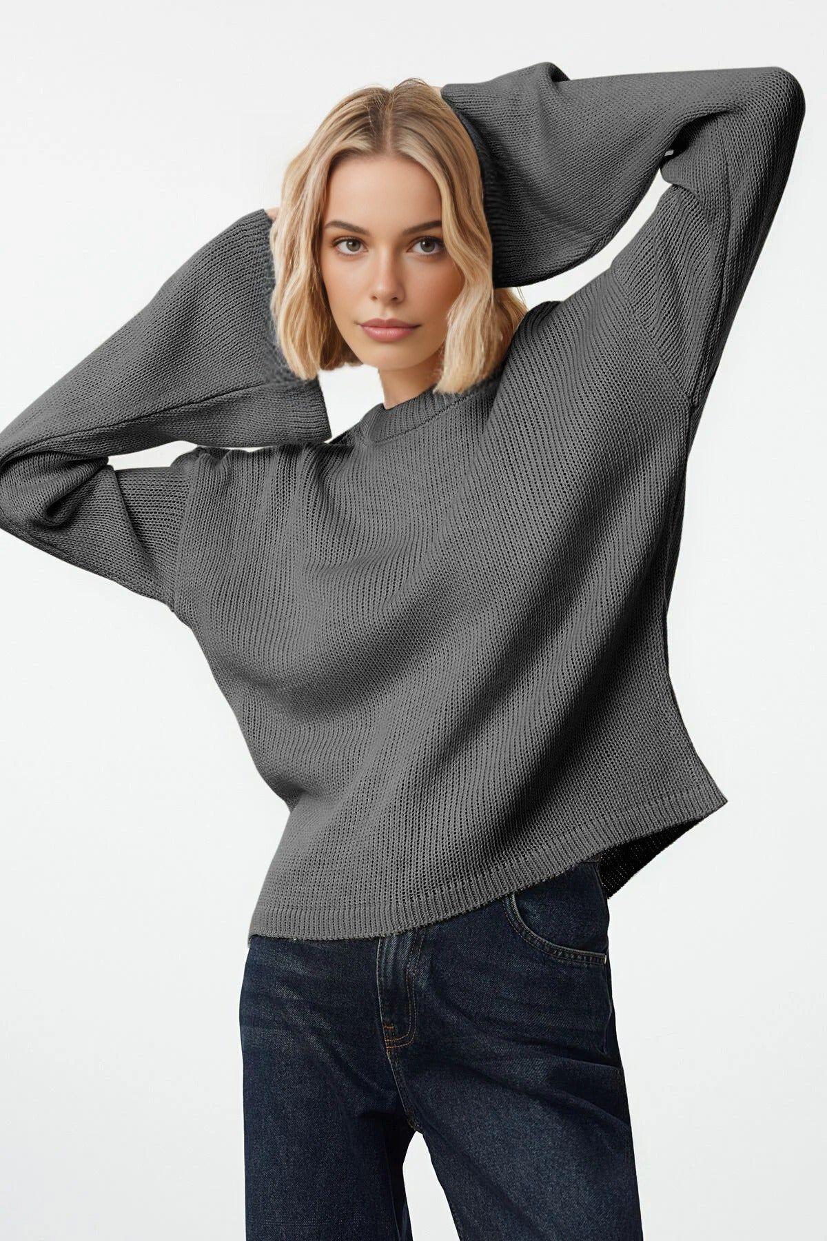 Relaxed Fit Turtleneck Knit Jumper by WOVCOR