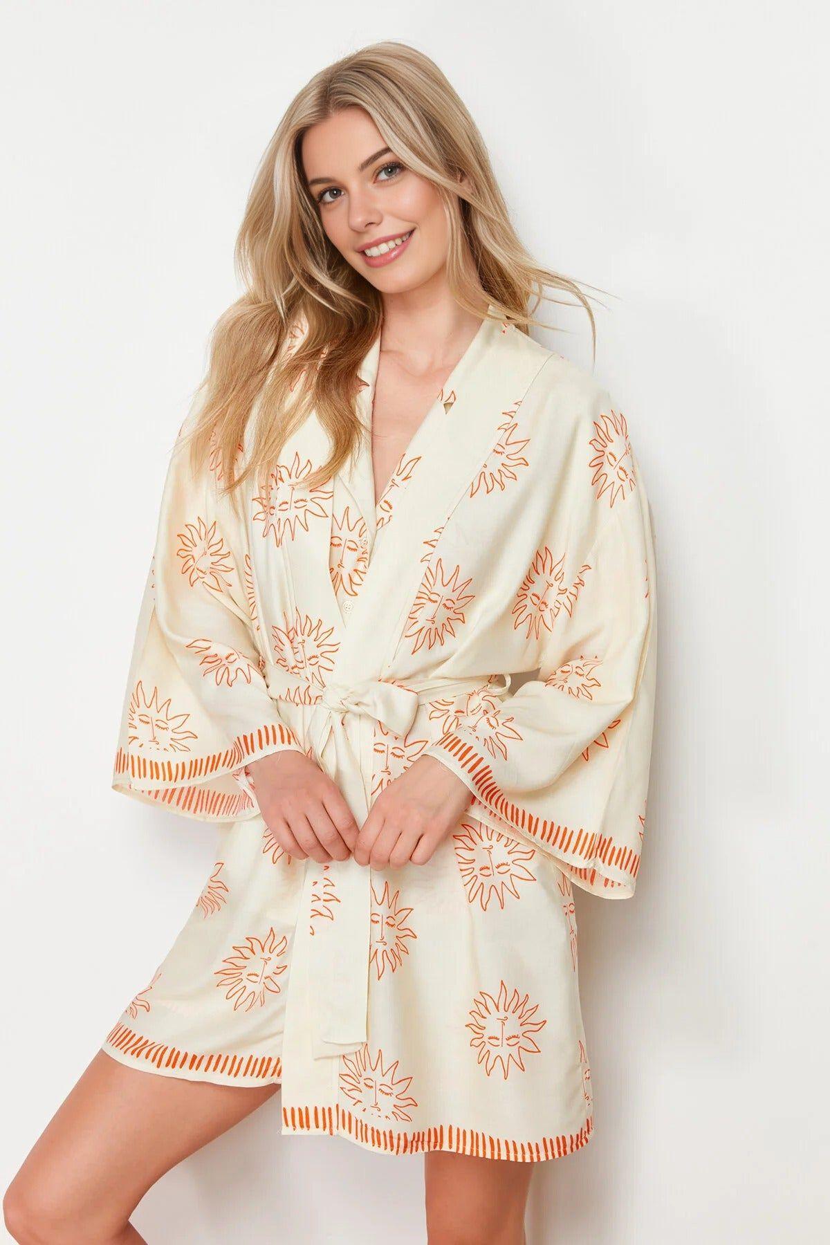 Women's Viscose Woven Dressing Gown by WOVCOR