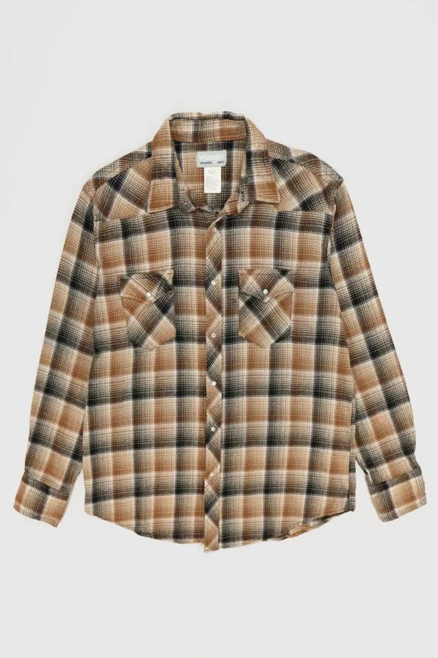 Vintage Wrangler Snap Button-Down Shirt by WRANGLER