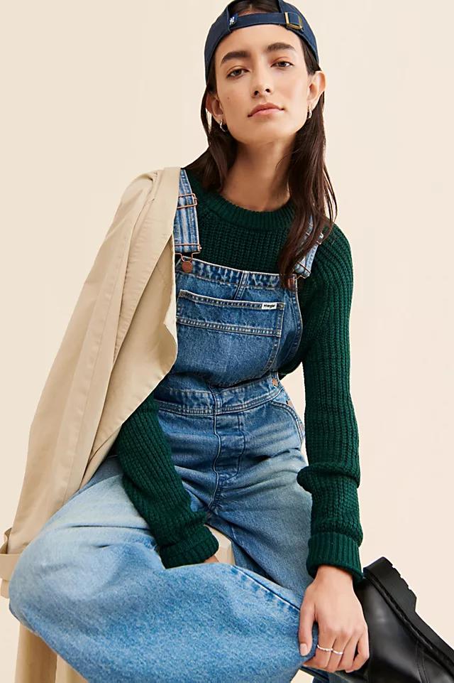 Wrangler Flare Denim Overalls by WRANGLER