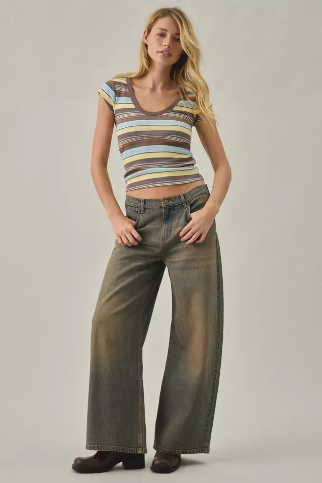 Wrangler Low-Rise Ultra Barrel Jeans by WRANGLER