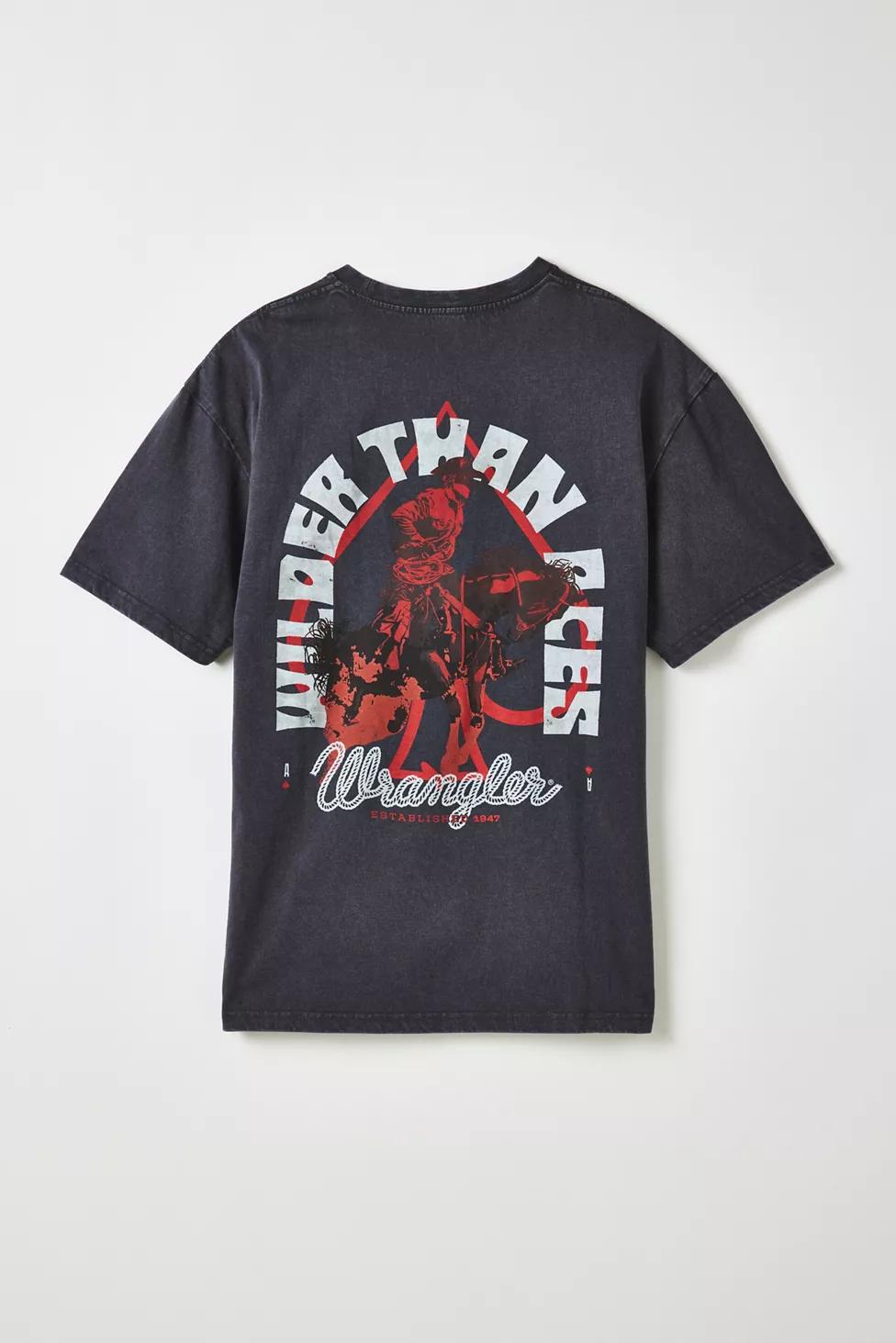 Wrangler Wilder Than Aces Graphic Tee by WRANGLER