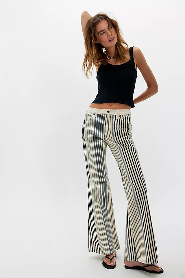 Wrangler 70s Printed Flare Jeans by WRANGLER | FREE PEOPLE