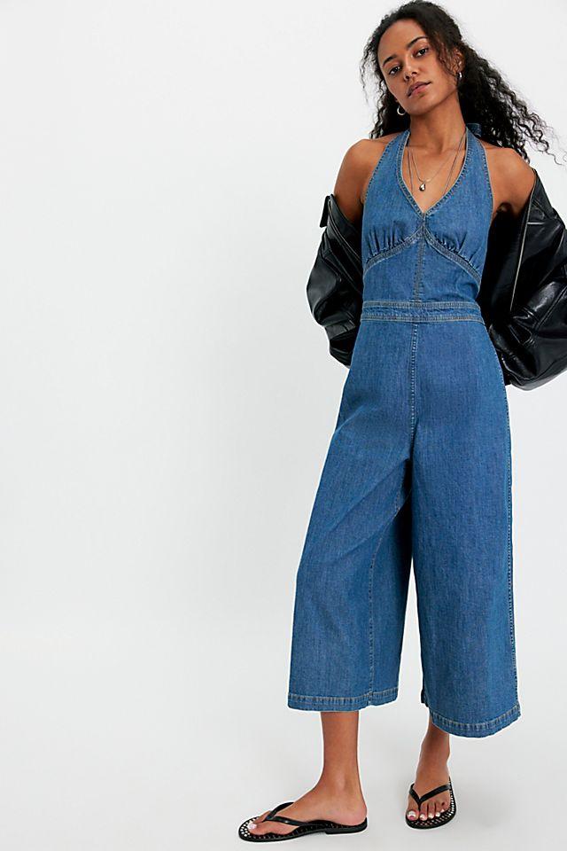 Wrangler Culotte Jumpsuit by WRANGLER | FREE PEOPLE