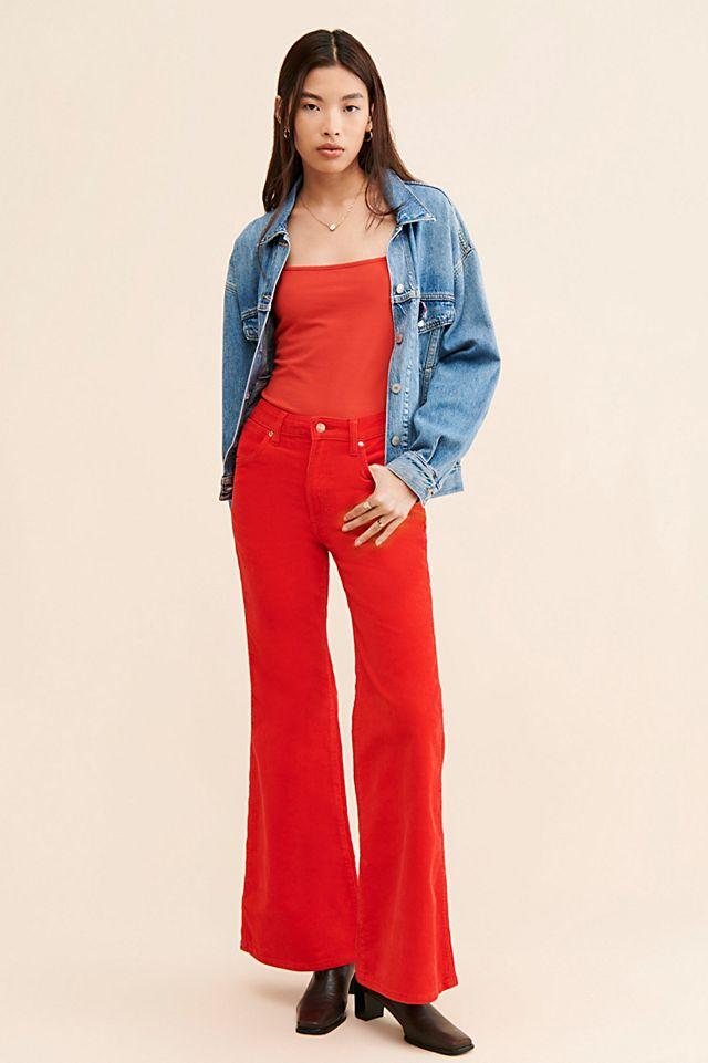 Wrangler High-Rise Corduroy Flare Pants by WRANGLER | FREE PEOPLE