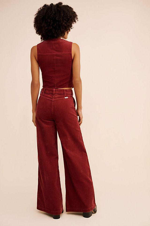 Wrangler High Rise Corduroy Trouser Jeans by WRANGLER | FREE PEOPLE