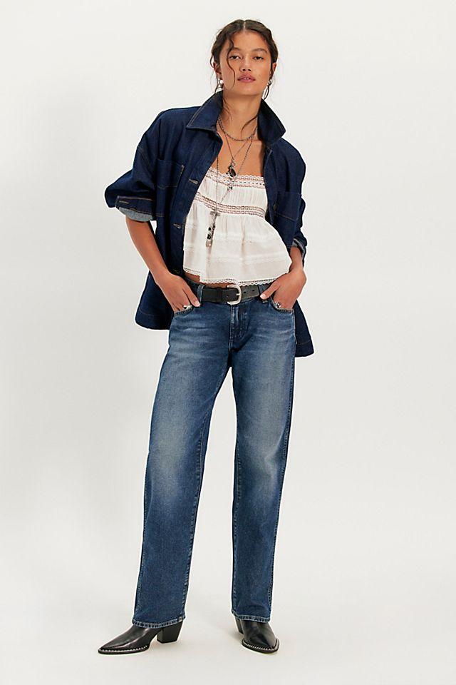 Wrangler Low-Rise Cowboy Jeans by WRANGLER | FREE PEOPLE