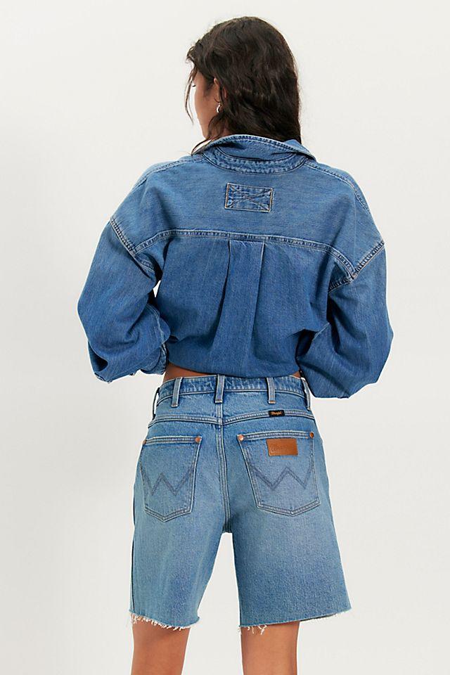 Wrangler Mid-Thigh Cowboy Shorts by WRANGLER | FREE PEOPLE