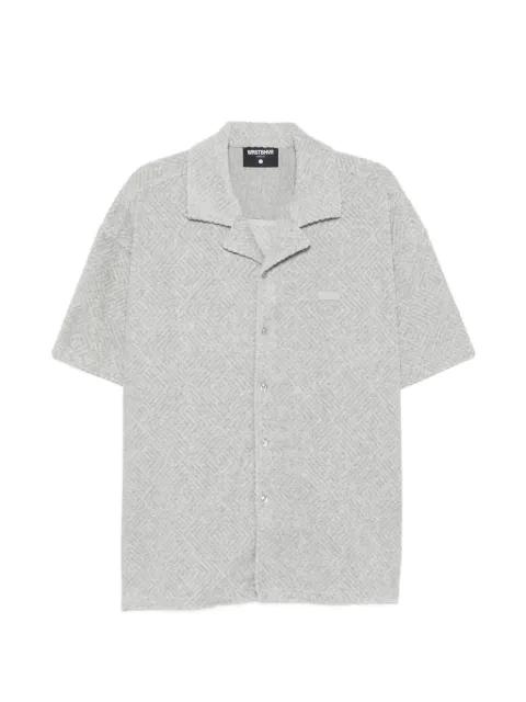 Fred geometric-patterned camp-collar shirt by WRSTBHVR