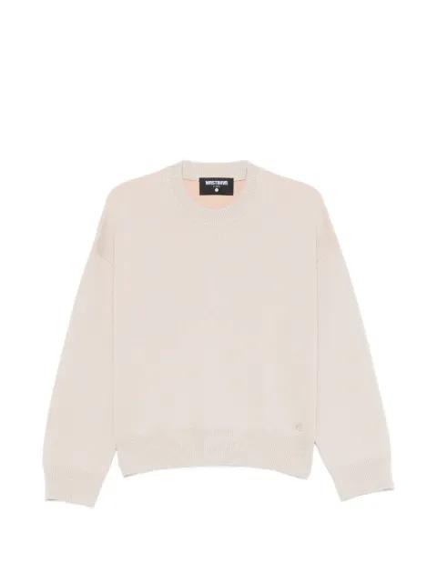Garm logo-detail dropped-shoulder sweater by WRSTBHVR