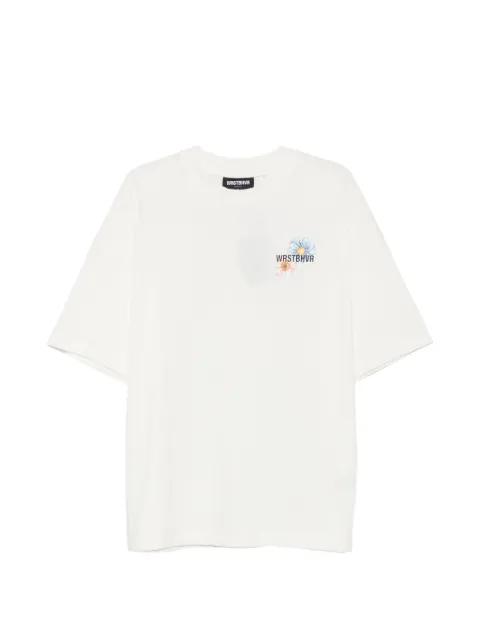 Olin graphic-print drop-shoulder T-shirt by WRSTBHVR