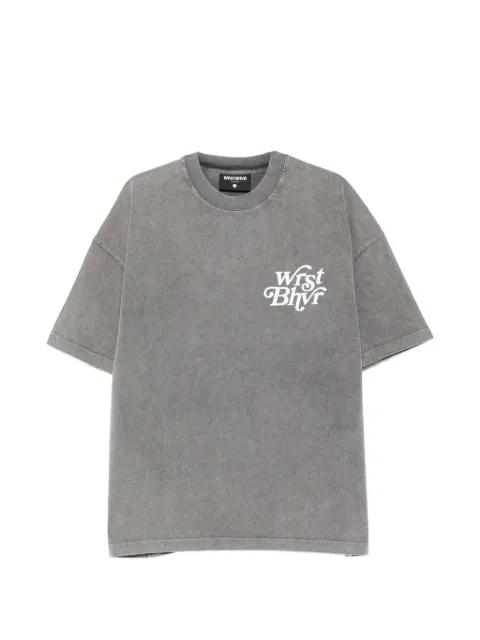 Reen V2 logo-print T-shirt by WRSTBHVR