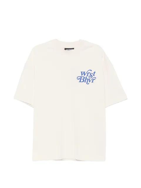 Reen V2 logo-print drop-shoulder T-shirt by WRSTBHVR