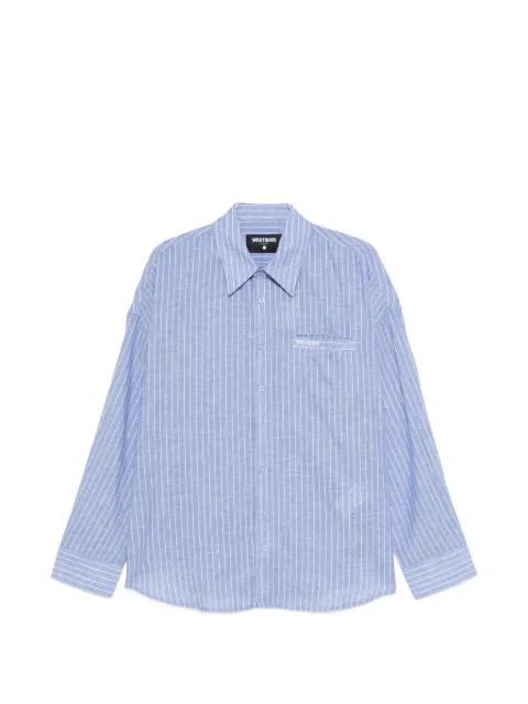 striped pocket shirt by WRSTBHVR