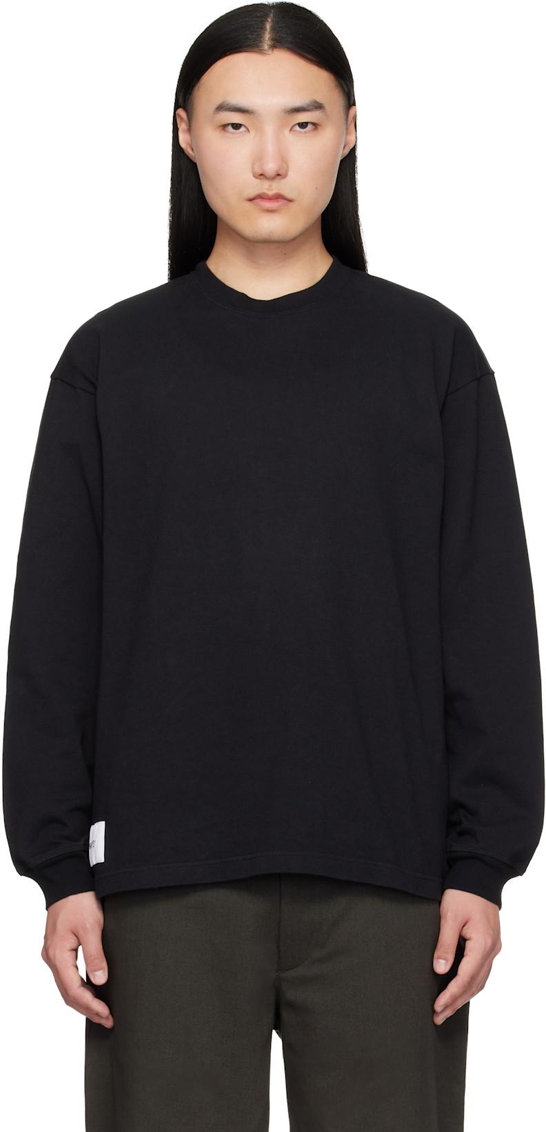 Black SIGN-YD Long Sleeve T-shirt by WTAPS