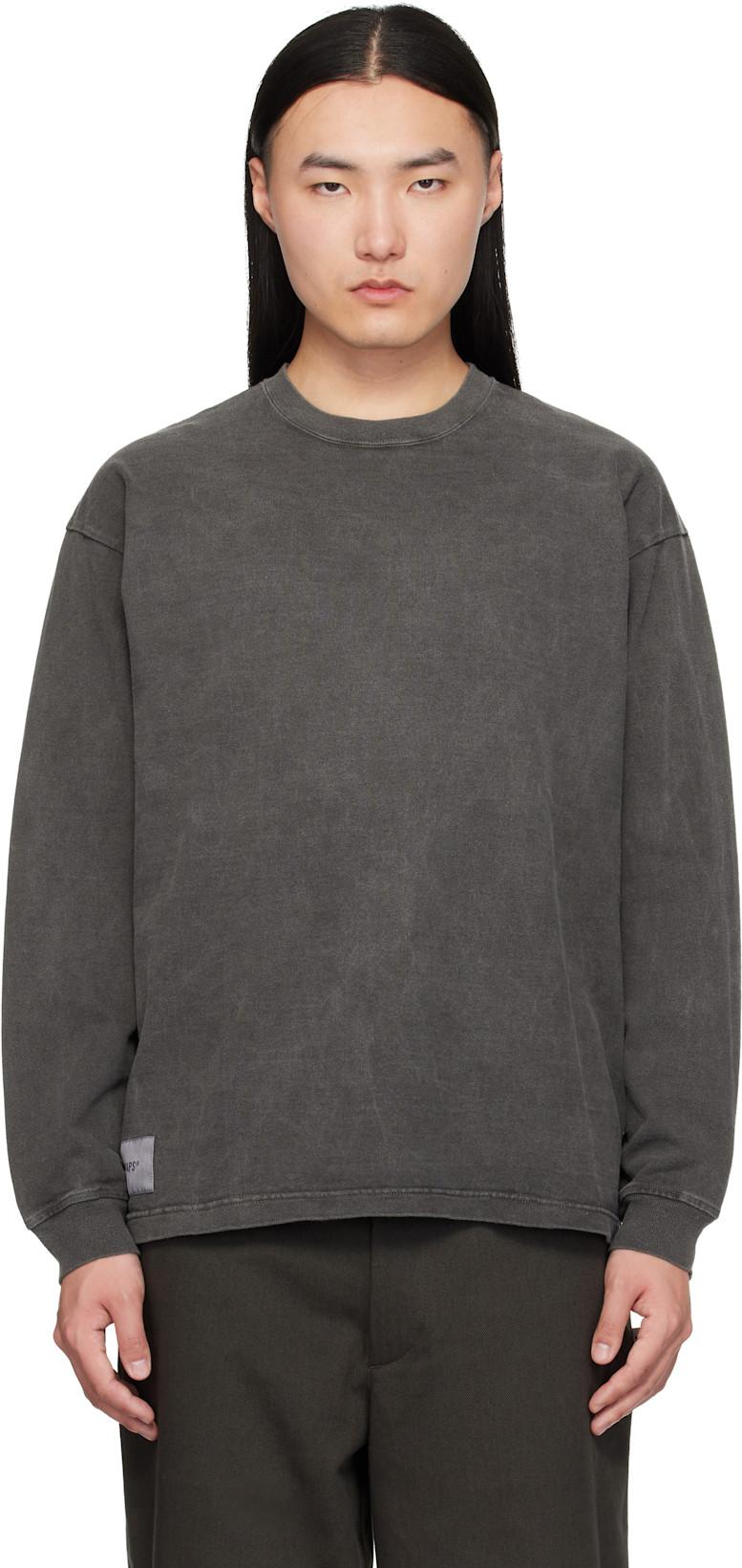 Gray SIGN-OD Long Sleeve T-shirt by WTAPS