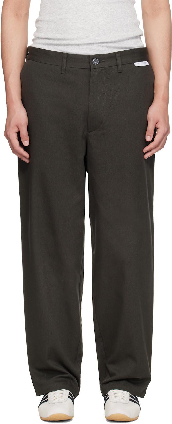 Gray WRKT2001 Trousers by WTAPS