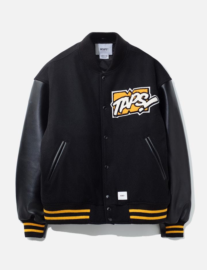 Wool Bomber PU Leather Jacket by WTAPS