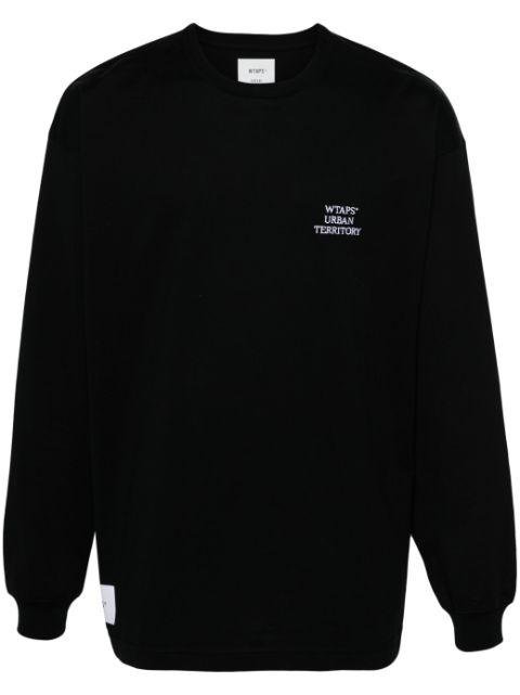logo-embroidered long-sleeve T-shirt by WTAPS