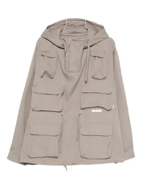 multi-pocket hoodie by WTAPS