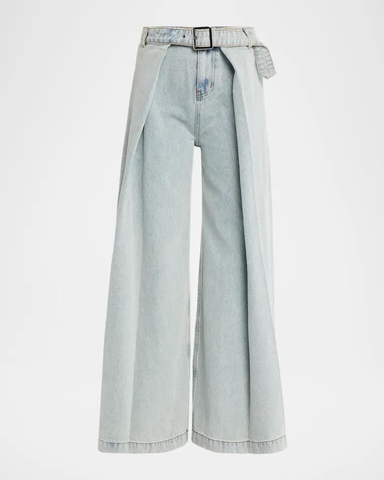 Utility Wrap Jeans by WYNN HAMLYN