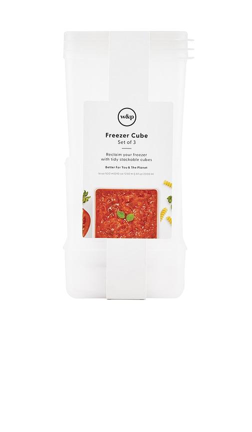 w&p Set Of 3 Freezer Cubes in Neutral by W&P