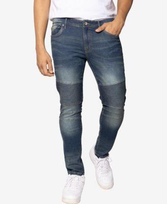 RAW X Men's Skinny Fit Moto Jeans by X-RAY
