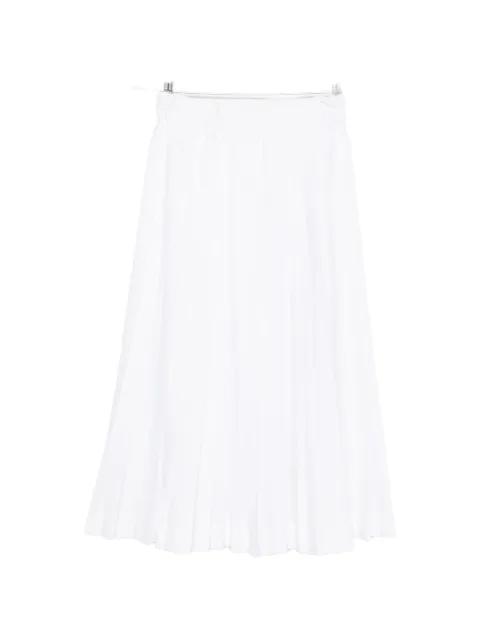 A-line pleated midi skirt by XACUS