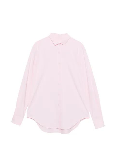 Giselle curved-hem long-sleeve shirt by XACUS