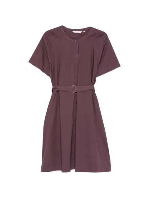 Marissa belted short-sleeve mini dress by XACUS