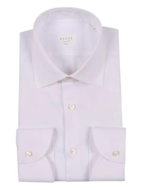 button-cuff cotton shirt by XACUS