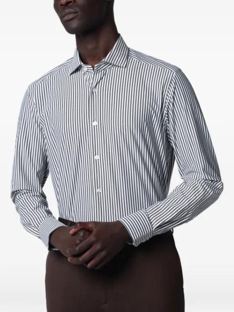 buttoned striped shirt by XACUS