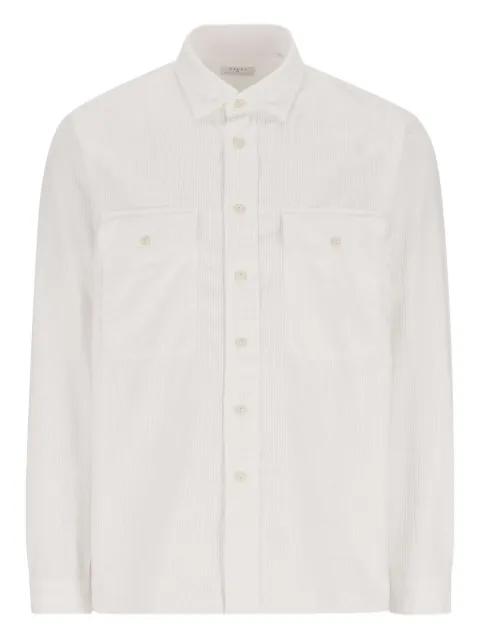 corduroy patch-pocket shirt by XACUS