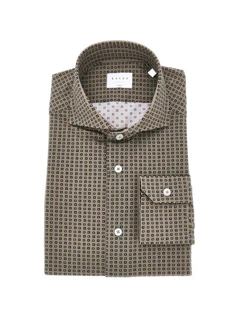 geometric-print shirt by XACUS