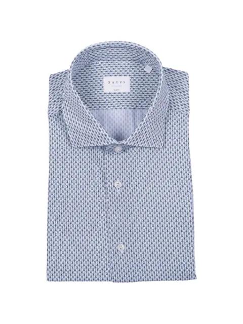geometric-print shirt by XACUS