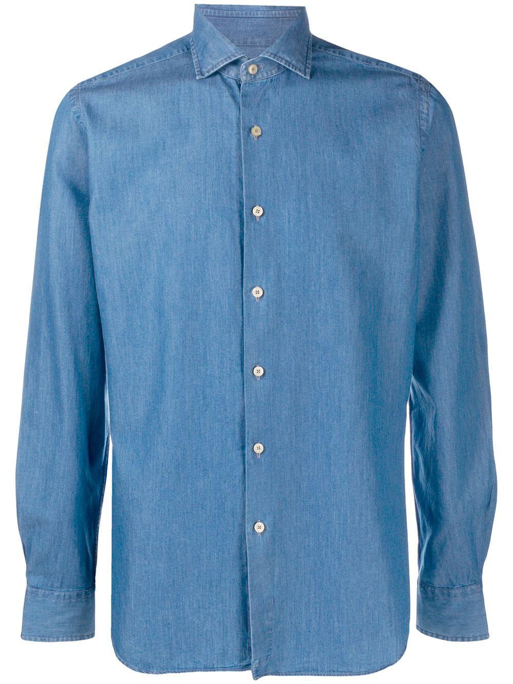 long sleeve denim shirt by XACUS