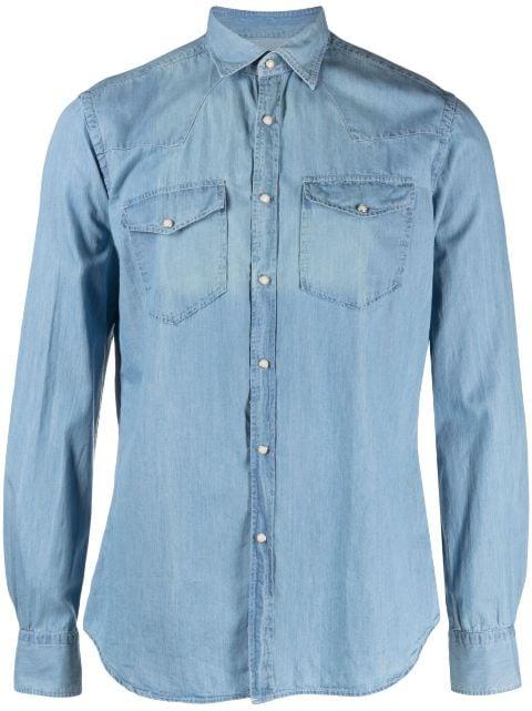 long-sleeve denim shirt by XACUS