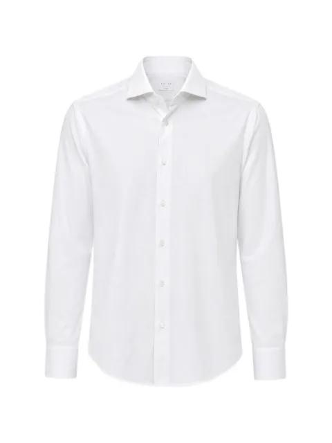 long-sleeve spread-collar shirt by XACUS